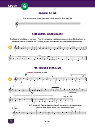 Pas à Pas Vol. 2 - Méthode de Clarinette - DE HASKE - Partition